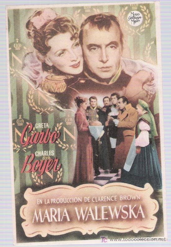 Cine: Mar&iacute;a Walewska. Sencillo de MGM.   &iexcl;IMPECABLE! - Foto 1