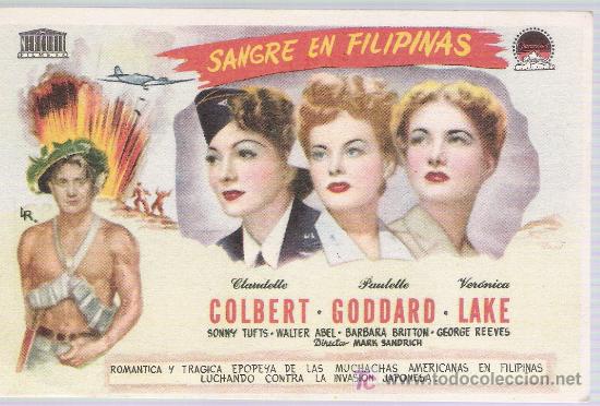 Cine: Sangre en Filipinas. Sencillo de Paramount. &iexcl;IMPECABLE! - Foto 1