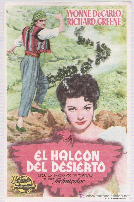 Cine: El Halc&oacute;n del Desierto. Sencillo de Universal Iternational. &iexcl;IMPECABLE! - Foto 1