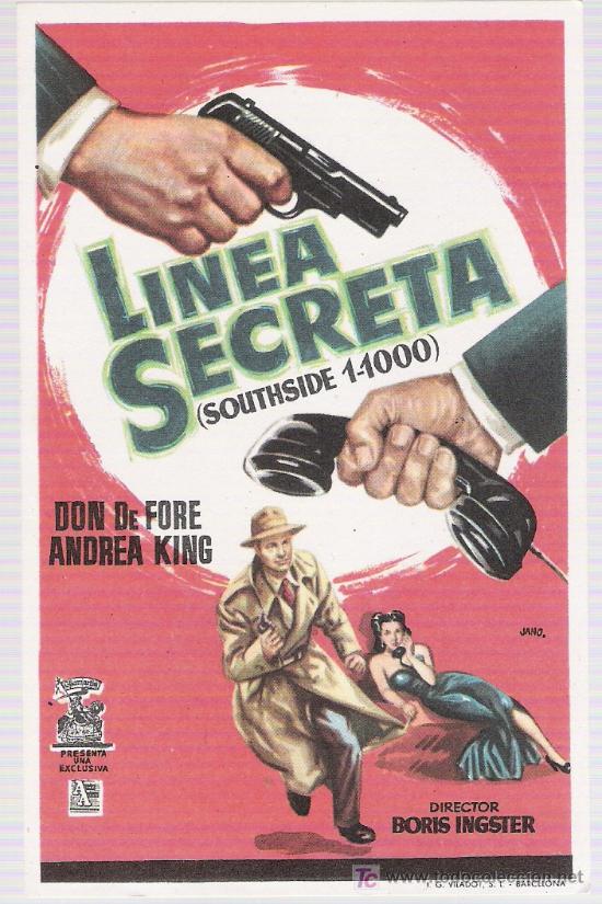 Cine: Linea Secreta. Sencillo de Chamart&iacute;n. &iexcl;IMPECABLE! - Foto 1