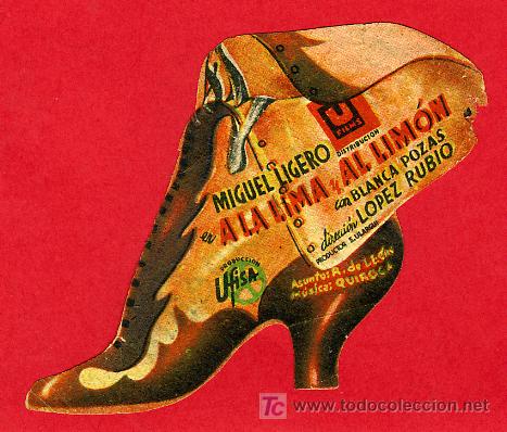 Cine: A LA LIMA Y AL LIMON , TROQUELADO , S1658 - Foto 1