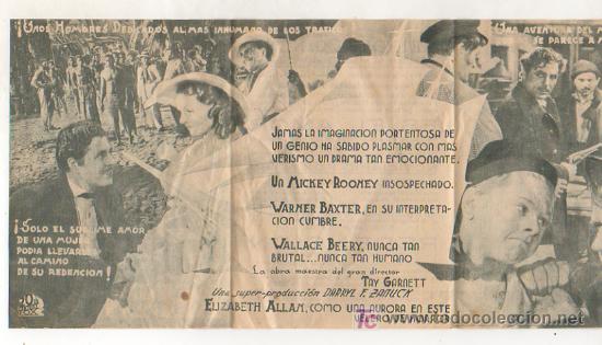 Cine: REDENCION. PROGRAMA DOBLE. (CINE METROPOL, VILASAR). 1940. - Foto 4