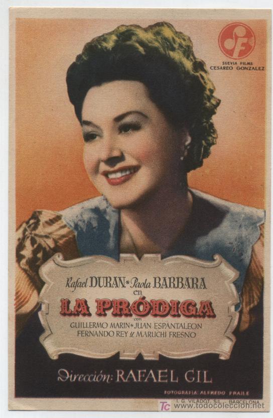 Cine: La Pr&oacute;diga. Sencillo de Suevia Films.   &iexcl;IMPECABLE! - Foto 1