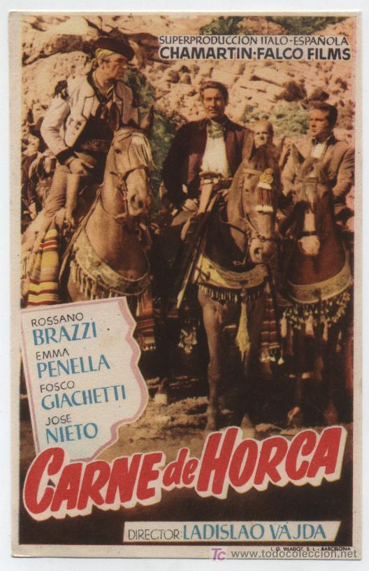 Cine: Carne de Horca. Sencillo de Chamart&iacute;n.  &iexcl;IMPECABLE! - Foto 1