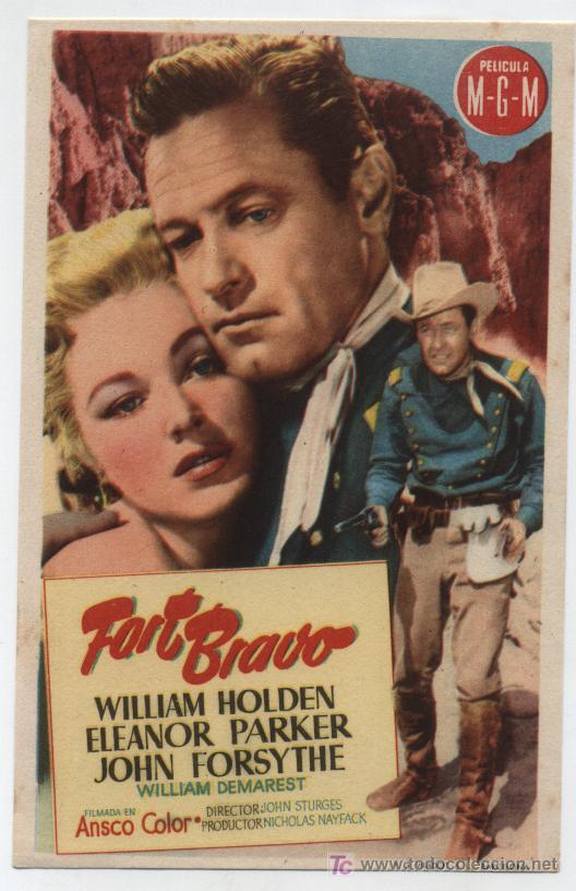 Cine: Fort Bravo. Sencillo de MGM. &iexcl;IMPECABLE! - Foto 1