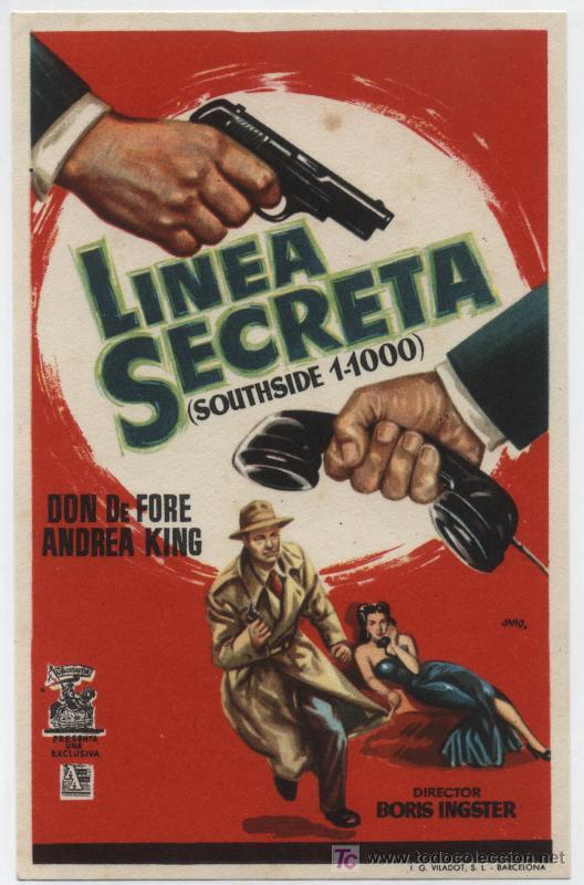 Cine: Linea Secreta. Sencillo de Chamart&iacute;n.  &iexcl;IMPECABLE! - Foto 1