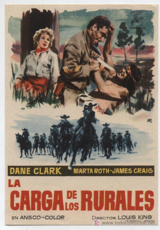 Cine: La carga de los Rurales. Sencillo de Chamart&iacute;n. &iexcl;IMPECABLE! - Foto 1