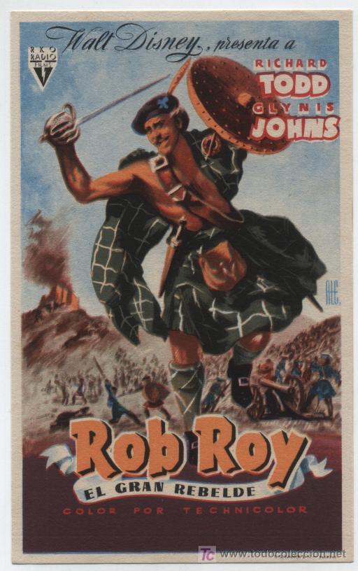 Cine: Rob Roy. Sencillo de RKO Radio.  &iexcl;IMPECABLE! - Foto 1