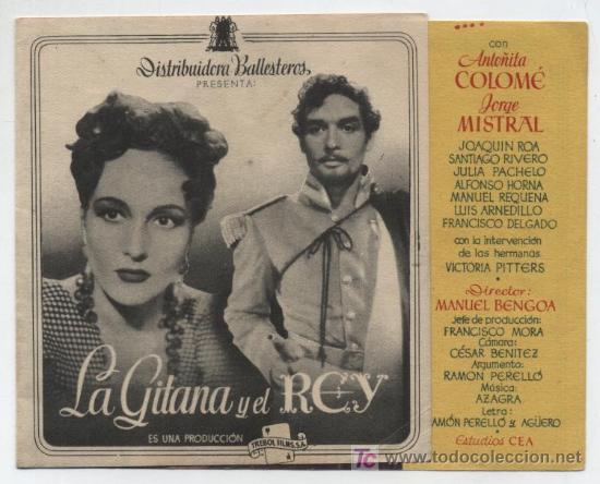 Cine: La gitana y el Rey. Doble de Ballesteros. - Foto 1