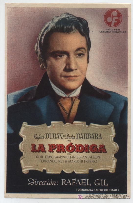Cine: La Pr&oacute;diga. Sencillo de Suevia Films. &iexcl;IMPECABLE! - Foto 1