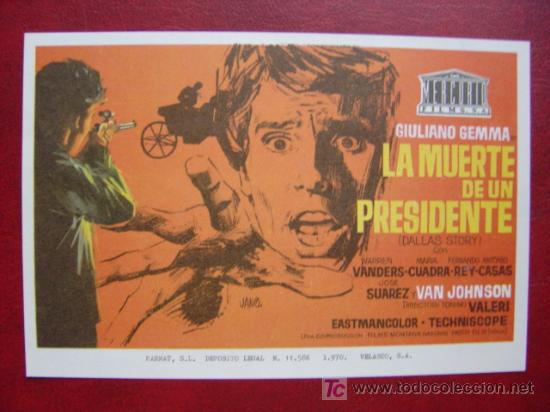 Cine: LA MUERTE DE UN PRESIDENTE - REF. - 47 - Foto 1