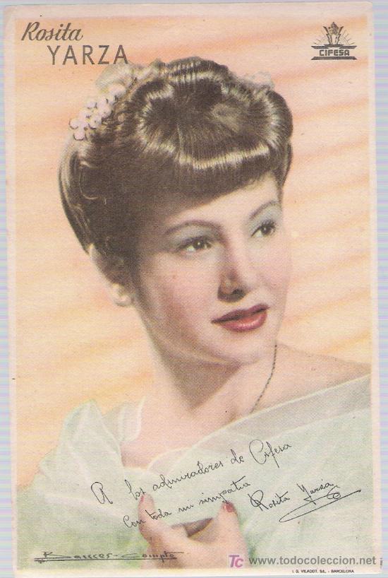 Cine: Rosita Yarza. Programa de Cifesa. - Foto 1