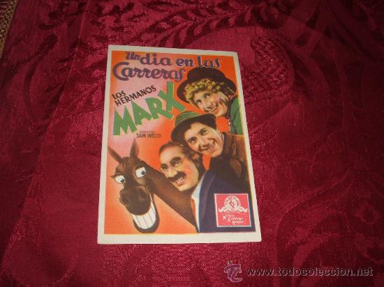 Cine: Un dia en las carreras los hermanos Marx