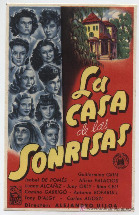 Cine: La Casa de las Sonrisas. Sencillo de Capitolio. &iexcl;IMPECABLE! - Foto 1