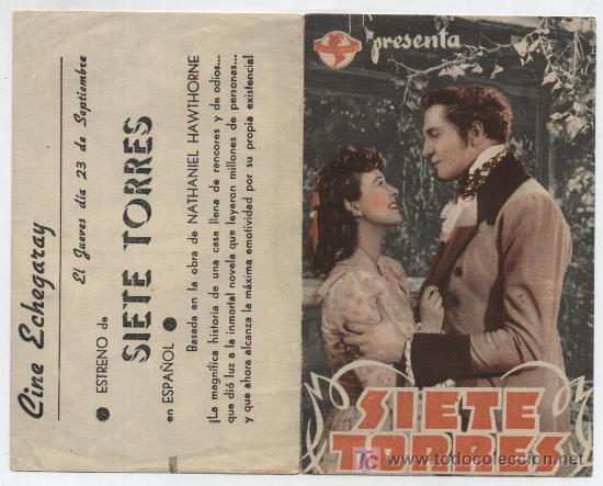 Cine: Siete Torres. Doble de Universal. Cine Echegaray. - Foto 1