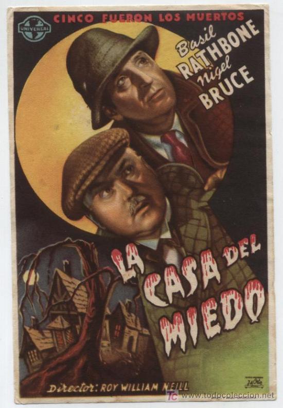 Cine: La Casa del Miedo. Sencillo de Universal. - Foto 1