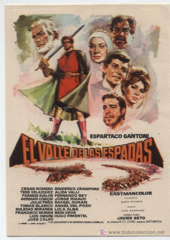 Cine: El Valle de las Espadas. Programa sencillo. - Foto 1