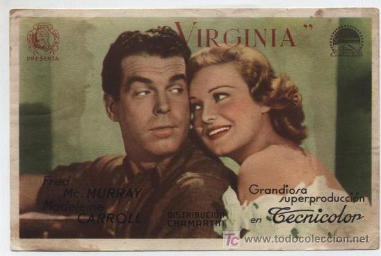 Cine: Virginia. Sencillo de Paramount. - Foto 1
