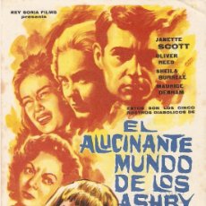 Cine: EL ALUCINANTE MUNDO DE LOS ASHBY - JANETTE SCOTT, OLIVER REED - UNIVERSAL - REY SORIA FILMS. Lote 27242534