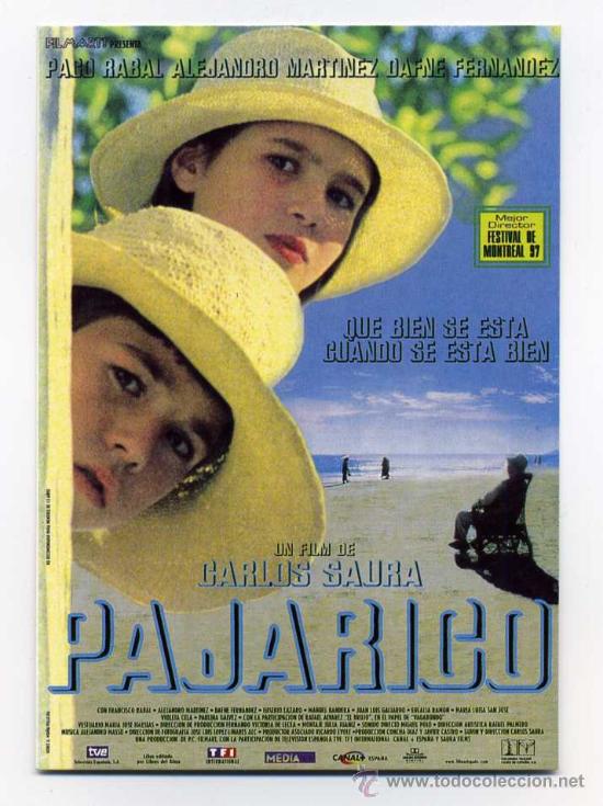 Cine: PAJARICO, con Paco Rabal. POSTAL-PROGRAMA. - Foto 1