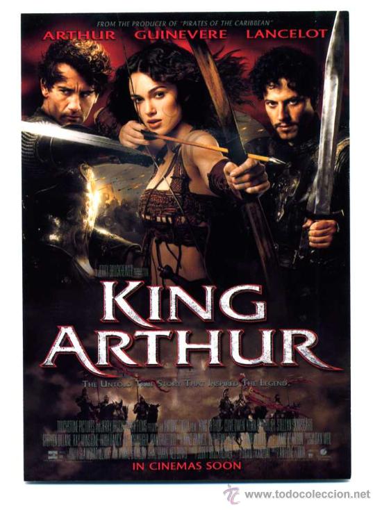 Cine: EL REY ARTURO, con Clive Owen. POSTAL-PROGRAMA. - Foto 1