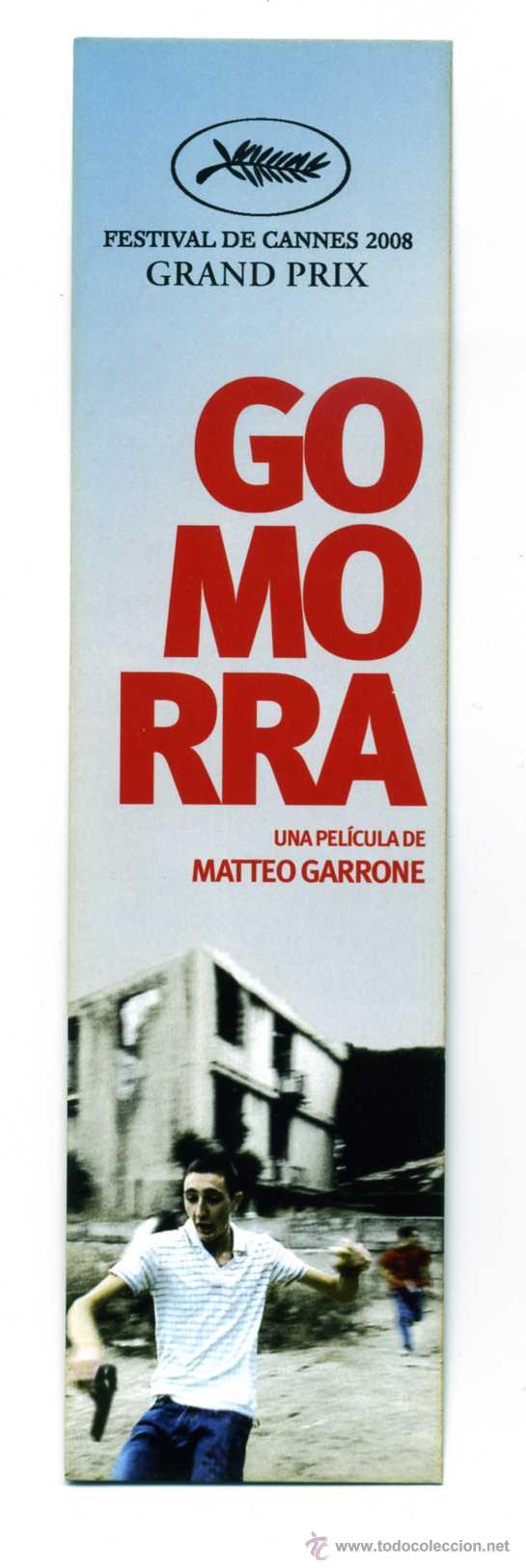 Cine: GOMORRA, PROGRAMA-MARCAPAGINAS - Foto 1