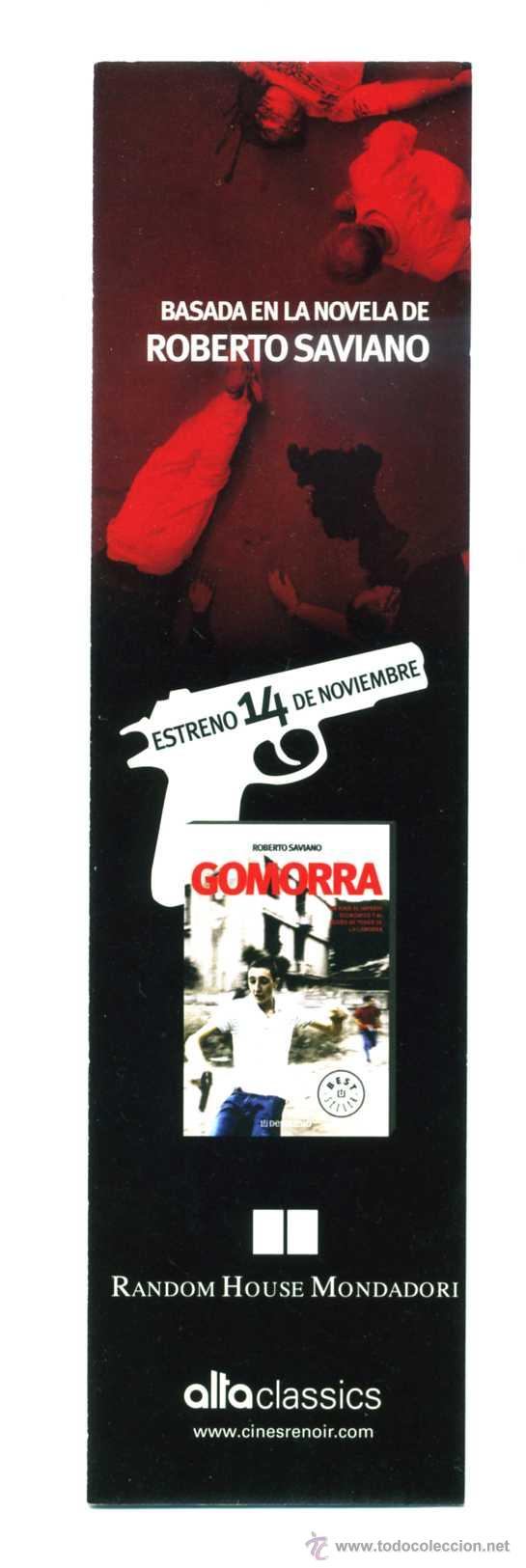 Cine: GOMORRA, PROGRAMA-MARCAPAGINAS - Foto 2