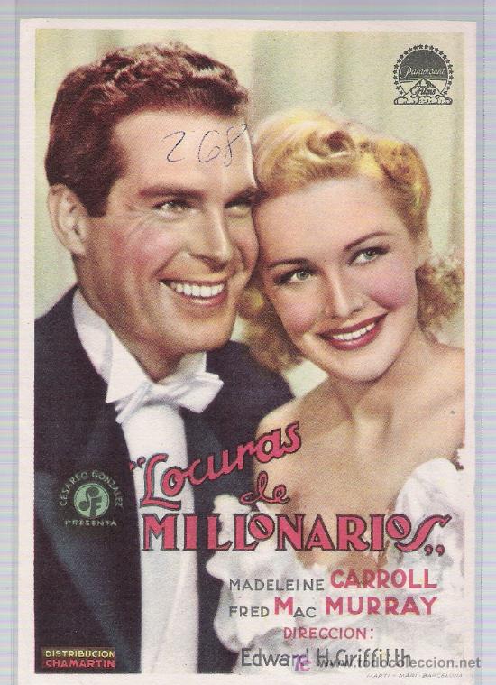 Cine: Locuras de Millonarios. Sencillo de Paramount. - Foto 1