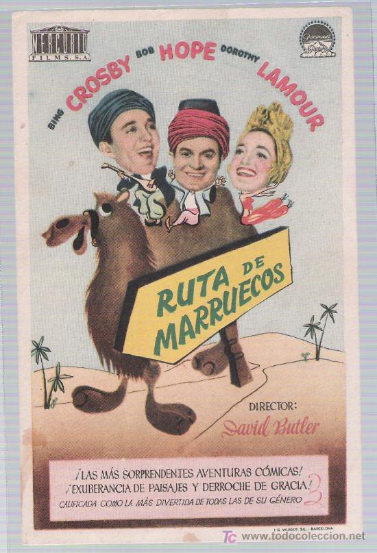 Cine: Ruta de Marruecos. Sencillo de Paramount. - Foto 1