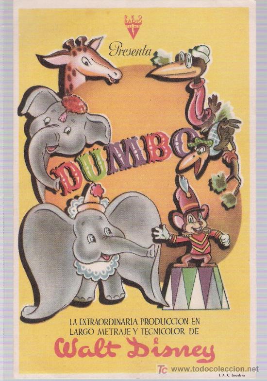 Cine: Dumbo. Sencillo de RKO Radio. - Foto 1