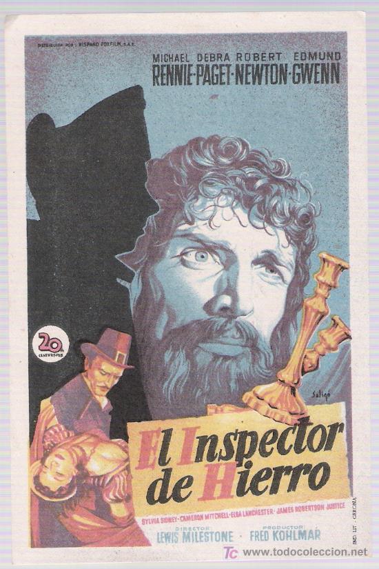 Cine: El Inspector de Hierro. Solig&oacute;. Sencillo de 20Th Century Fox.  &iexcl;IMPECABLE! - Foto 1
