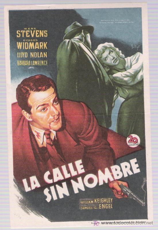 Cine: La calle Sin Nombre. Solig&oacute;. Sencilo de 20Th Century Fox. - Foto 1