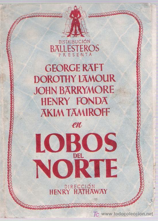 Cine: Lobos del Norte. Sencillo de Ballesteros. Coliseum. - Foto 1