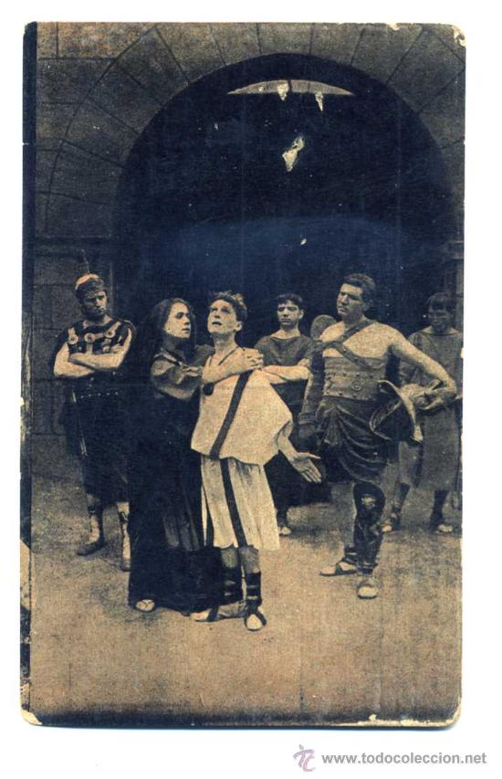 Kino: FABIOLA O LOS MARTIRES CRISTIANOS. POSTAL-CROMO N&ordm; 17.