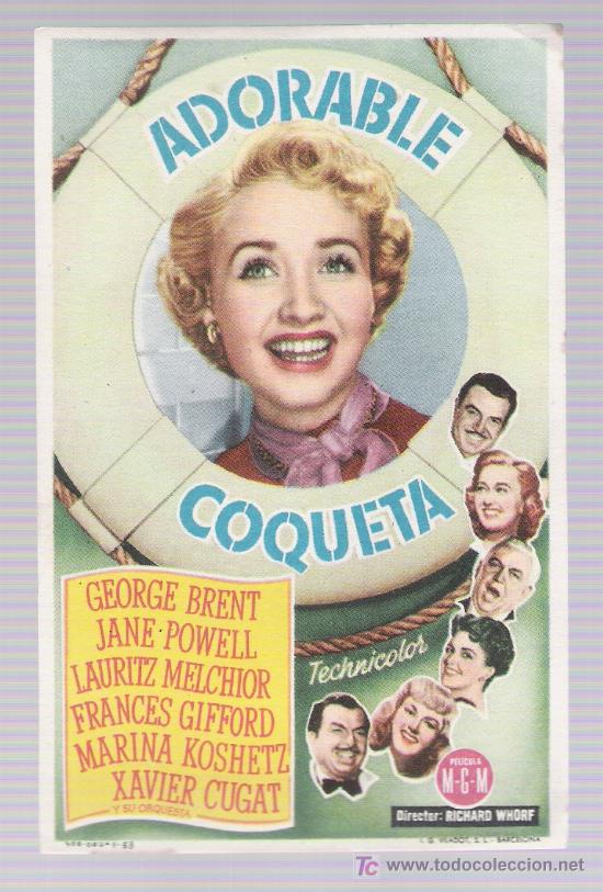 Cine: Adorable Coqueta. Sencillo de MGM. - Foto 1