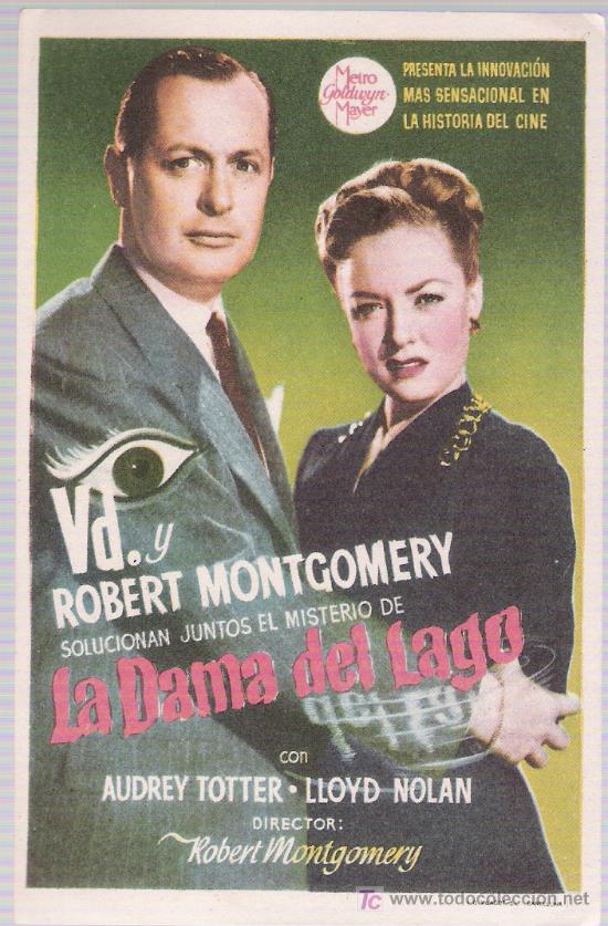 Cine: La Dama del lago. Sencillo de MGM. - Foto 1