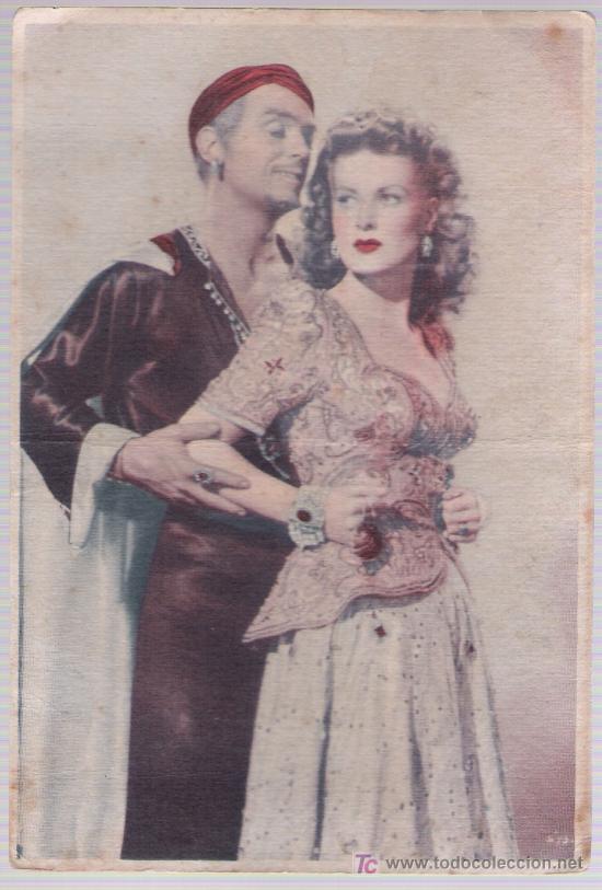 Cine: Simbad el Marino. Tarjeta postal. Gran Teatro - Cadiz.
