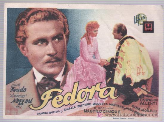 Cine: Fedora. Sencillo de Ufisa. - Foto 1
