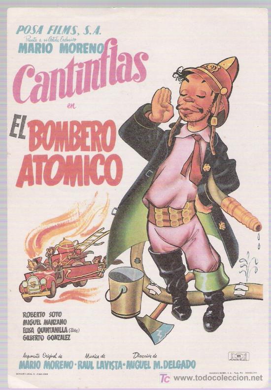 Cine: El Bombero At&oacute;mico. Sencillo de Posa Films. - Foto 1