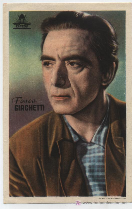 Cine: Fosco Giachetti. Sencillo de Cifesa.  &iexcl;IMPECABLE! - Foto 1