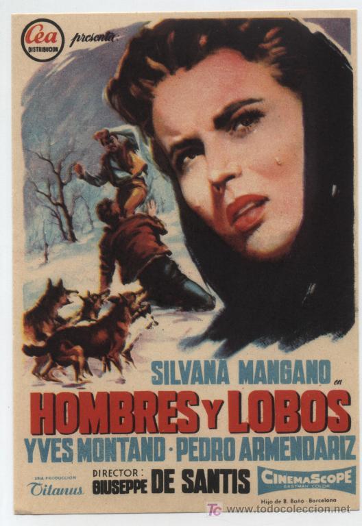 Cine: Hombres y lobos. Sencillo de CEA.  &iexcl;IMPECABLE! - Foto 1