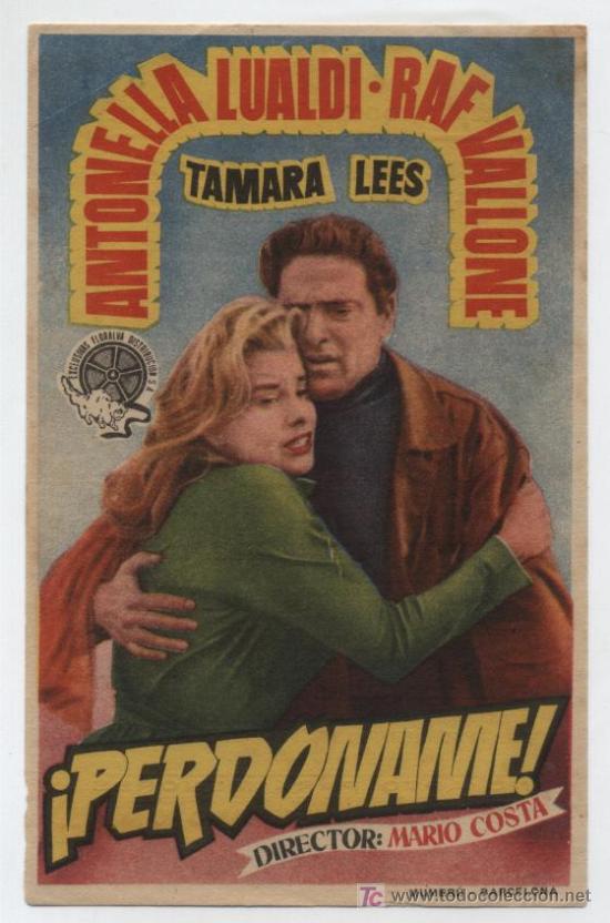 Cine: &iexcl;Ped&oacute;name! Sencillo de Floralva. Cine metropol - Centro Vilasan&eacute;s - San Gin&eacute;s de Vilasar 1955.