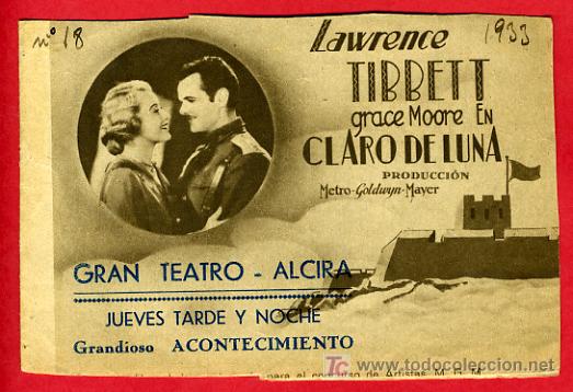 Cine: CLARO DE LUNA , PROGRAMA DOBLE METRO , S1706 - Foto 1