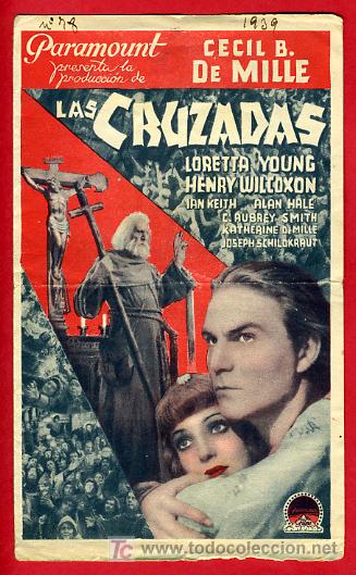 Cine: LAS CRUZADAS , DOBLE  , S1722 - Foto 1