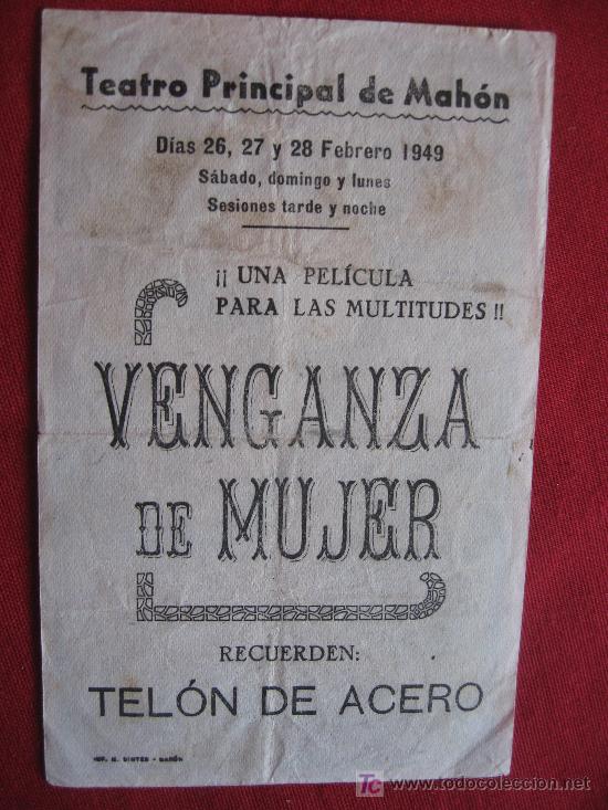 Cine: VENGANZA DE MUJER - Foto 2
