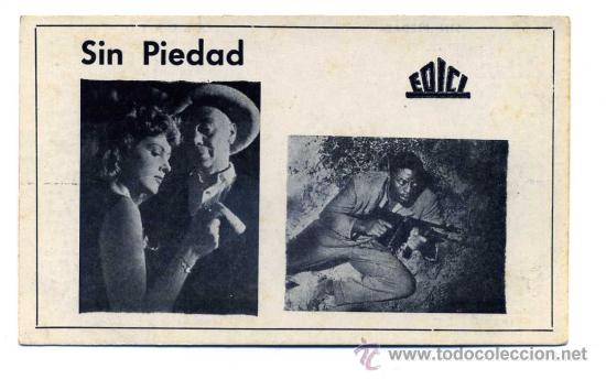 Kino: SIN PIEDAD, con Carla del Poggio. FICHA.