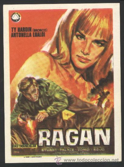  Flyers Publicitaires de films Anciens: Q-00566- RAGAN (Ty Hardin - Antonella Lualdi - Gustavo Rojo - Giacomo Rossi-Stuart)