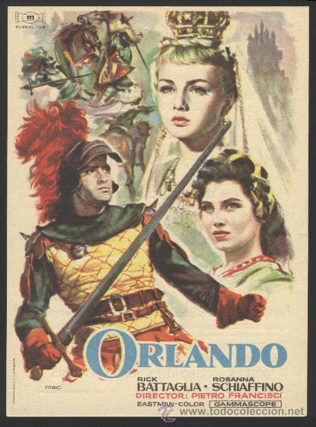 Cine: Q-06135- ORLANDO (Orlando e i Paladini di Francia) Rik Battaglia - Rosanna Schiaffino