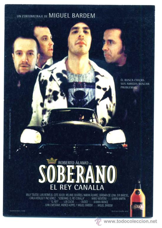 Flyers Publicitaires de Films Anciens: SOBERANO, por Miguel Bardem. PROGRAMA-POSTAL