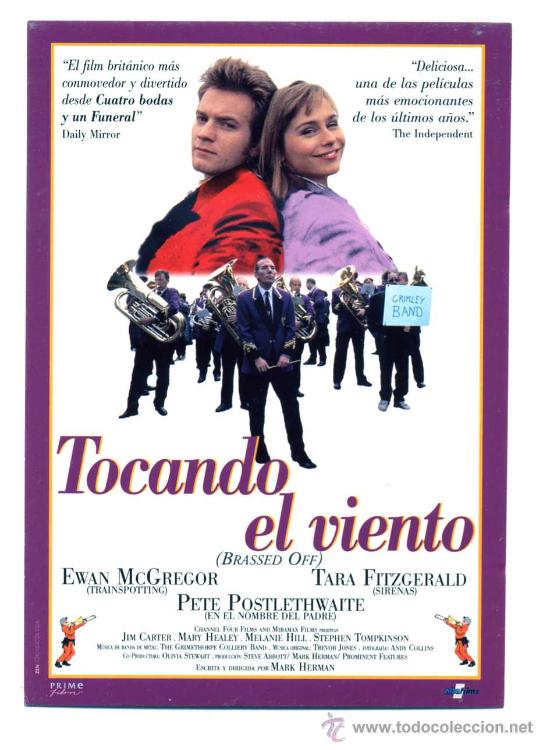 Cine: TOCANDO EL VIENTO, con Ewan McGregor. PROGRAMA-POSTAL - Foto 1
